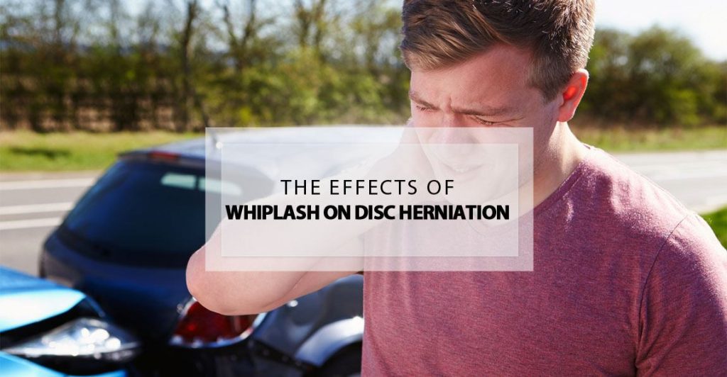 whiplash disc herniation effects