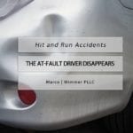 hit run accidents at fault driver disappears