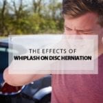 whiplash disc herniation effects